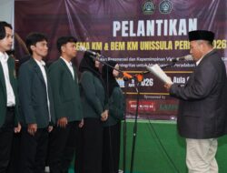 Tonggak Baru Organisasi Mahasiswa, Rektor Lantik BEM dan Sema KM Unissula