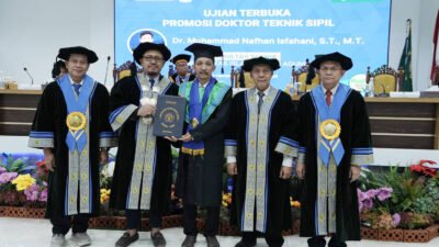 Ujian Terbuka Promosi Doktor Teknik Sipil Unissula, Muhammad Nafhan Isfahani Kembangkan Model Antisipasi dan Solusi Cost Overrun Jalan Tol